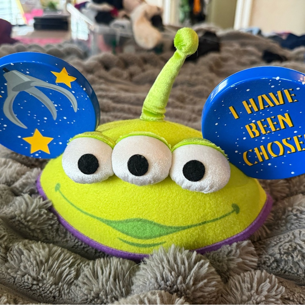 Disney Green and Blue Alien Hat